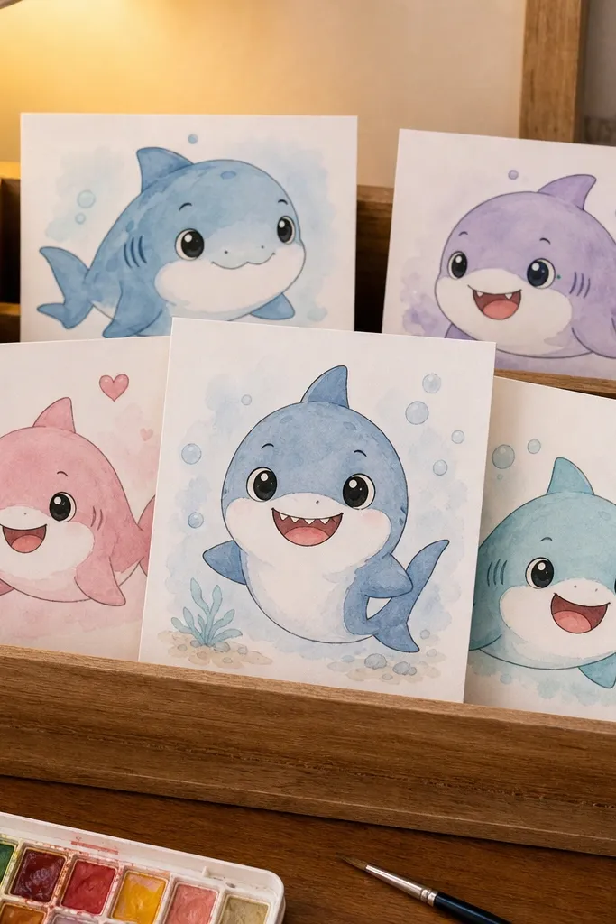 15 Cute Shark Drawings That Are Simply Adorable