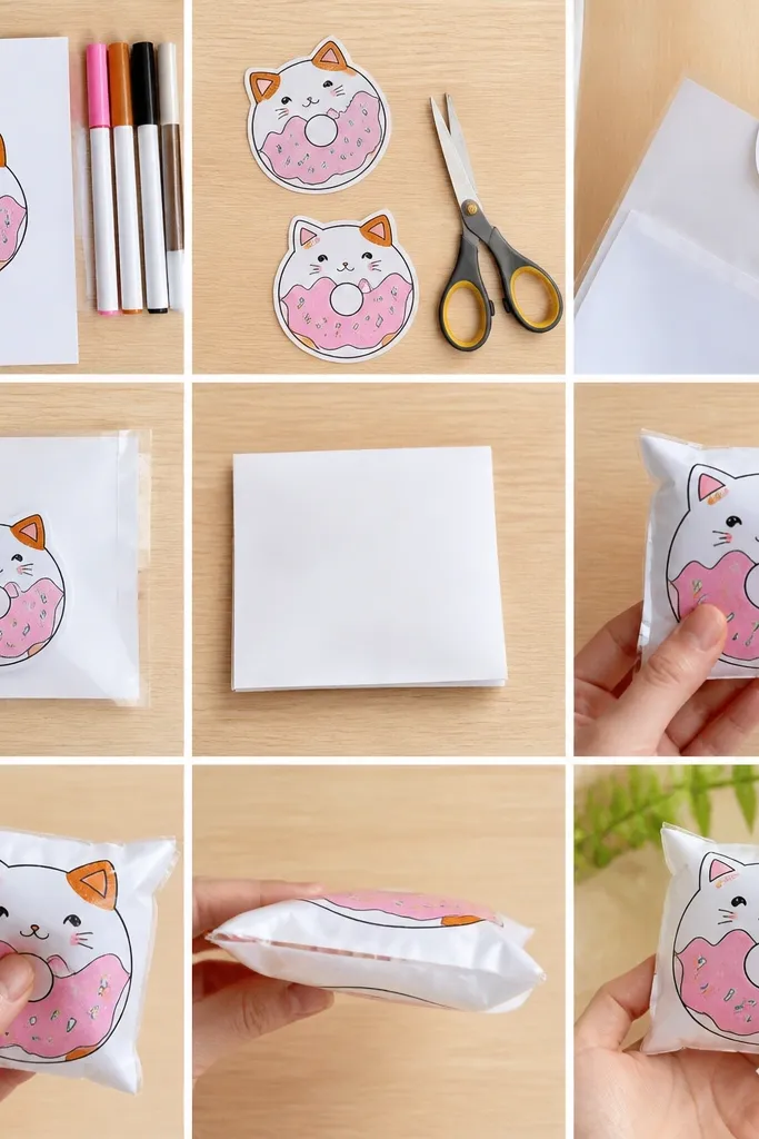 Easy Paper Squishy Ideas Step by Step