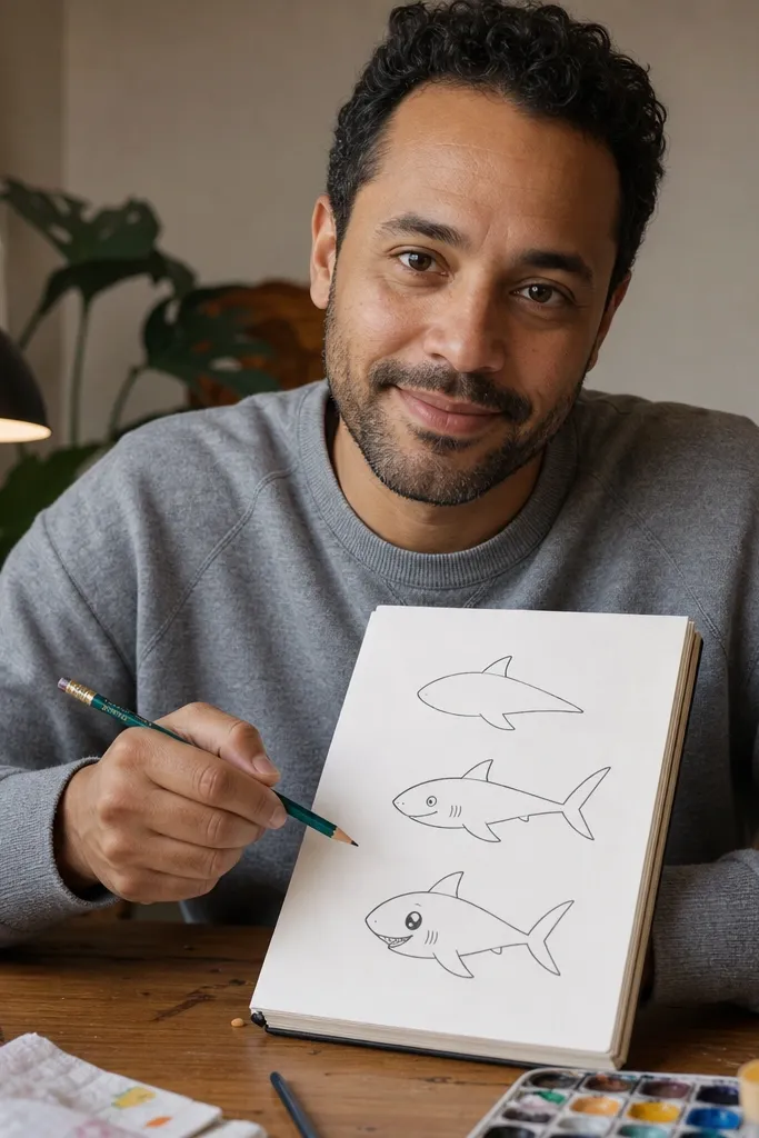 20 Easy Shark Drawings Anyone Can Master
