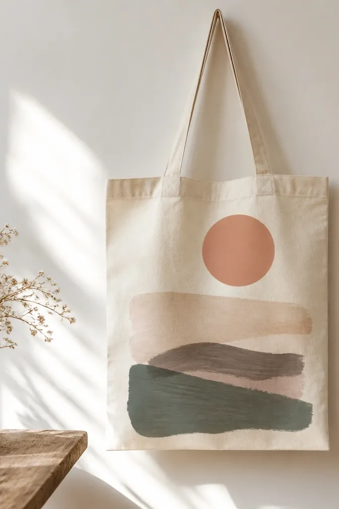 Small space tote bag painting ideas