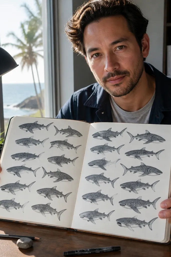 20 Stunning Whale Shark Drawings to Copy