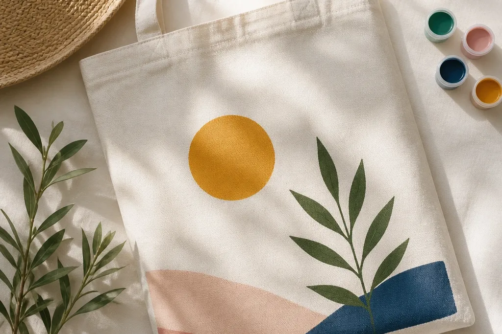 Easy tote bag painting ideas for beginners